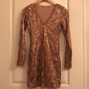 Sequin Mini Dress